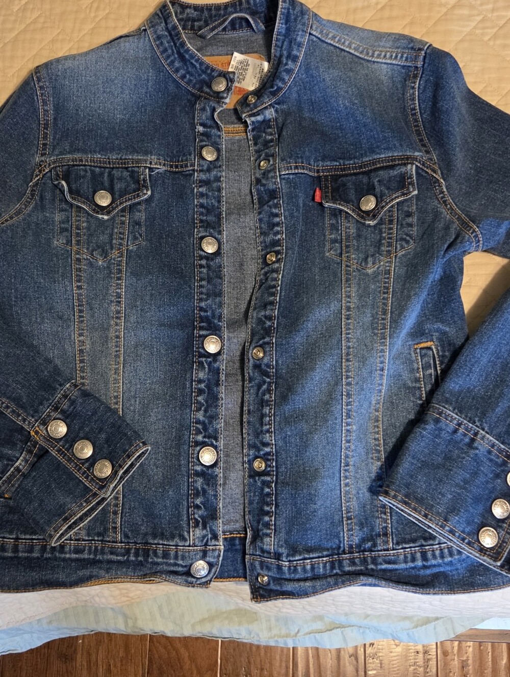 Levi's Dark Blue Y2K woman's Denim Jacket